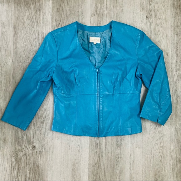 Vintage Cache Leather Jacket - Picture 2 of 12